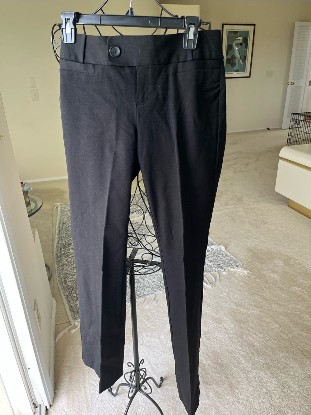 Women’s Black Dress Pants - Classic Straight Fit